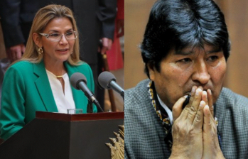 A Jeanine Áñez la señalan de haber planificado un “golpe de Estado” contra Evo Morales. Foto: AFP