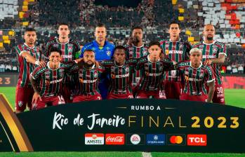 El Fluminense, de Jhon Arias y el argentino Germán Cano, exMedellín, es uno de los mejores equipos de la Libertadores. FOTO TWITTER FLUMINESE