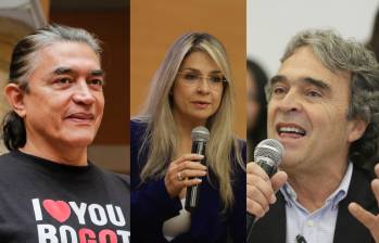 Gustavo Bolívar, Vicky Dávila y Sergio Fajardo, liderando intención de voto para las elecciones del 2026. Foto: Colprensa