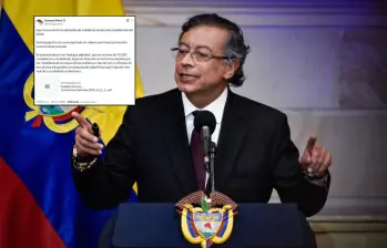 El presidente Gustavo Petro hizo pública en su cuenta de X un nuevo documento que contiene una demanda de nulidad electoral contra Abelardo de la Espriella y José Manuel Restrepo. Fotos: Colprensa y captura de X @petrogustavo