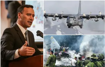 La medida, fundamentada en el cumplimiento de la vida útil y la obsolescencia técnica de los equipos, se conoce tras el accidente en Puerto Leguízamo. FOTO: Ministerio de Defensa, FAC y AFP