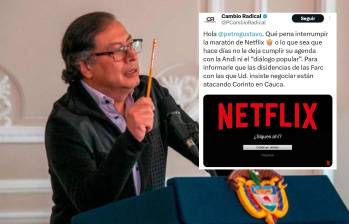 Presidente Gustavo Petro. Foto: Colprensa - captura de pantalla de X