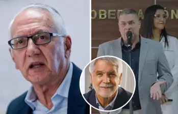 El funcionario evadió su responsabilidad por la crisis de esa institución y señaló que sería culpa de la “politiquería”, por lo que ahora es criticado por diferentes sectores del país. FOTO: Colprensa, Gobernación de Antioquia y redes sociales @EnriquePenalosa