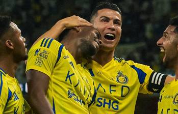 Cristiano Ronaldo y Jhon Jáder Durán se han convertido en una fuerte dupla ofensiva para el Al-Nassr que busca ser protagonista y ganar la liga árabe. FOTO: AL NASSR