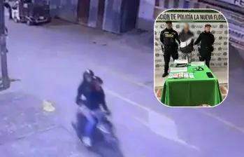 Capturaron a un hombre que llegó a robar en más de 20 tiendas en Cali. FOTOS: Policía- cpatura de video