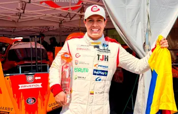 Óscar Tunjo ganó una carrera y fue segundo en la otra durante el fin de semana en Toronto, Canadá. FOTO: Cortesía