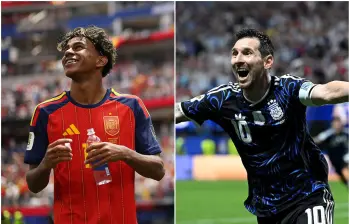 El esperado enfrentamiento de este domingo entre la España de Luis de la Fuente y la Argentina de Lionel Messi no solo paraliza a la afición en las calles de Barcelona o Buenos Aires, sino que también desafía las métricas predictivas. FOTO: Tomada de redes sociales @SEFutbol y @AFASeleccionEN