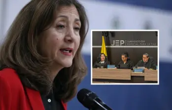 Para Íngrid Betancourt, fuerte opositora al acuerdo, la JEP “benefició” a los exjefes guerrilleros con su “desconcertante” decisión. FOTO: Colprensa y JEP