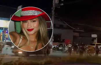 Nicole Valeria Vargas, de 19 años, murió en un accidente de tránsito en el departamento del Quindío. FOTOS: Captura de video y tomada de Facebook