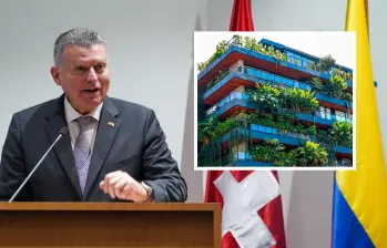 La cooperación de la Embajada Suiza en Colombia, liderada por Mayoraz, ha impulsado transformaciones en sostenibilidad urbana, construcción, energía, agua, innovación financiera y competitividad empresarial. FOTO: Cortesía y archivo El Colombiano / Jaime Pérez