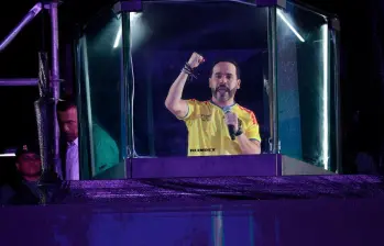Abelardo de la Espriella ganó la elección presidencial con el 49,6 % de los votos y una ventaja del 0,96 % sobre Cepeda. FOTO COLPRENSA