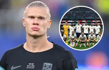El delantero noruego revivirá sus raíces este sábado en Miami ante una Inglaterra a la que ya le tiró la obligación de ganar. FOTO: Getty y redes sociales @England