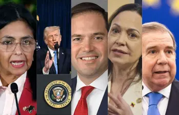 Machado sigue sin recibir el apoyo de Estados Unidos. FOTOS: AFP.