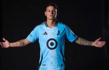 James Rodríguez podría debutar este sábado, 21 de febrero, con el Minnesota United, ante el Austin FC. Foto: Getty Images