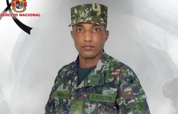 El soldado profesional Jhon Miranda Ramírez, oriundo de Currulao, Turbo, pisó una mina antipersonal y murió a raíz de las graves heridas en su cuerpo. FOTO: Ejército Nacional
