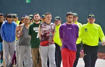 Once integrantes del grupo ‘PPP’ fueron capturados tras operativos en el sur de Bogotá. FOTO: Alcaldía de Bogotá. 