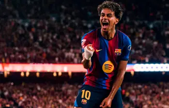Lamine Yamal celebra sus primeras anotaciones en el curso 2026/27 con el FC Barcelona. FOTO: X FCBarcelona