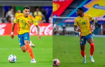 Luis Díaz y Jhon Jáder Duran son las figuras de la Selección Colombia para la doble jornada de eliminatorias que se juegan en junio. FOTO: JUAN ANTONIO SÁNCHEZ