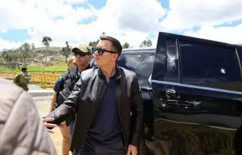 Ataque contra el presidente de Ecuador, Daniel Noboa. FOTO: Tomada de las redes sociales 