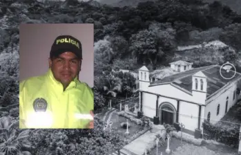Mataron a un policía en Sopetrán, Antioquia. Foto: Cortesía