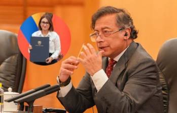El presidente Petro le habría hecho observaciones a la canciller sobre el titulo del documento que estaba pensando como un “plan de cooperación” y no como un “memorando de entendimiento”. Fotos: Presidencia 