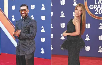 Maluma fue el presentador de la gala y Karol G ganó dos premios, uno de ellos el más importante de la noche, Canción del año. FOTOS Getty