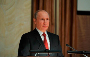 Con este triunfo Vladimir Putin iniciaría su quinto mandato en Rusia. Foto: colprensa