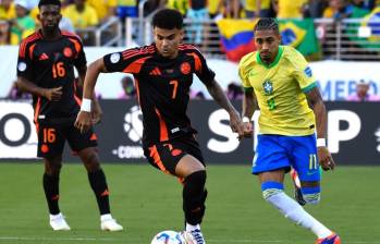 Brasil vs Colombia ya tiene fecha, hora y sede definida para el partido correspondiente a las Eliminatorias. Foto: Colprensa