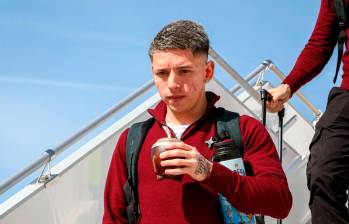 El futbolista argentino Gianluca Pretianni viajó con el plantel del Benfica a Madrid, capital de España, para disputar el partido. Foto: tomada del x de @SLBenfica