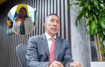 Ricardo Roa, presidente de Ecopetrol y la fiscal general, Luz Adriana Camargo. Foto: Colprensa