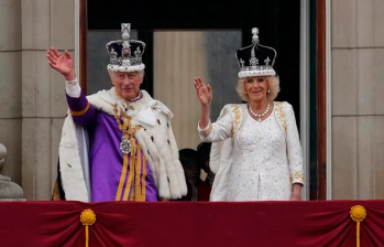 Carlos III y Camila el día de la coronación como los nuevos reyes de Inglaterra. FOTO: Cortesía @theroyalfamily
