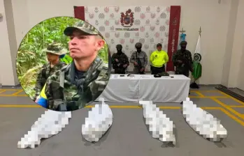 Alias El Ruso coordinaba uno de los corredores logísticos prioritarios para las disidencias de Iván Mordisco. Fotos: Cortesía y Ejército Nacional. 