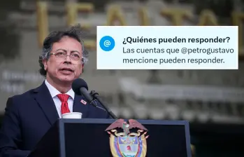Ahora la cuenta del presidente en X ya no permite hacer comentarios, a menos que él mismo mencione a los usuarios en su publicación. FOTOS: Colprensa y captura de X @petrogustavo
