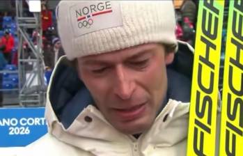 El deportista Sturla Holm Laegreid confesó en televisión que le fue infiel a su novia. FOTO: Captura de video 