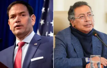Gustavo Petro habló de Marco Rubio, secretario de Estado de Estados Unidos. FOTOS: GETTY - COLPRENSA 