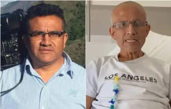 El periodista Fredy Calvache falleció en Zúrich, Suiza, después de una batalla de más de un año contra el cáncer de estómago. FOTO: Colprensa y redes sociales @frecabu8