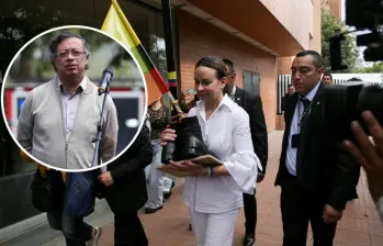 María Claudia Tarazona dio detalles sobre lo que ha pasado después del atentado contra Miguel Uribe y respondió si ha recibido mensajes por parte del presidente Gustavo Petro. Fotos: Colprensa