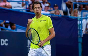 Daniel Galán es, desde hace varios años, la mejor raqueta en masculino del tenis colombiano. FOTO: Tomada de X @fedecoltenis