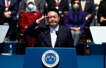 El presidente de Corea del Sur, Yoon Suk-yeol. FOTO: AFP