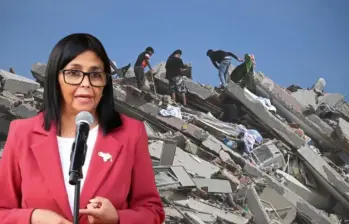 Los reclamos al manejo que ha tenido el liderazgo de Delcy Rodríguez en el país vecino tras los sismos han colmado las redes sociales en las semanas posteriores al desastre natural. Foto: AFP
