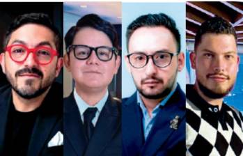 Oswaldo Ortiz, Vincent Ramos, Miguel Zárate y Santiago Giraldo son activistas que usan sus redes sociales para respaldar decisiones del Gobierno. FOTO Facebook