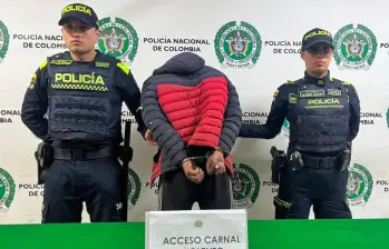 Bastaron solo cuatro semanas fuera de prisión para que un hombre de 31 años volviera a estar en el radar de las autoridades en Bogotá. FOTO: Policía Metropolitana de Bogotá