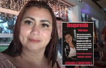 Yulixa Consuelo Toloza desapareció luego de acudir a un procedimiento en un centro estético en Bogotá. Fotos: redes sociales 