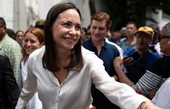 Machado ha sido la voz opositora más fuerte contra el régimen dictatorial venezolano. Foto: Colprensa.