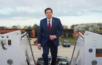 El secretario de Estado de Estados Unidos, Marco Rubio, inició este martes una visita a México. Foto: cortesía