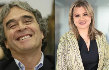 Sergio Fajardo, candidato a la presidencia, y Edna Bonilla, exsecretaria de Educación. Foto: Colprensa/Redes Sociales. 