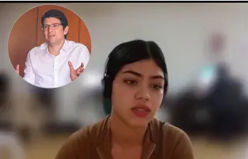 Katherine Martínez Martínez, alias ‘Gabriela’, aceptó su responsabilidad en el asesinato de Miguel Uribe. Foto: captura de video.