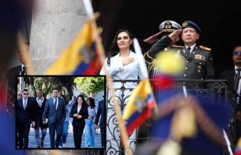 Verónica Abad fue elegida como vicepresidenta en binomio con el presidente Daniel Noboa, sin embargo, ha sostenido diferencias con el mandatario. FOTOS: Colprensa y redes sociales