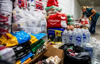 El sector empresarial ha movilizado casi $500.000 millones y toneladas de ayudas para atender la emergencia y apoyar la reconstrucción tras el terremoto. Foto: Julio Herrera