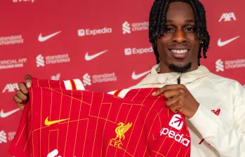 El jugador neerlandés Jeremie Frimpong, de 24 años, viene de ser de los más importantes en el Bayer Leverkusen de Alemania. FOTO: Tomada de redes sociales Liverpool